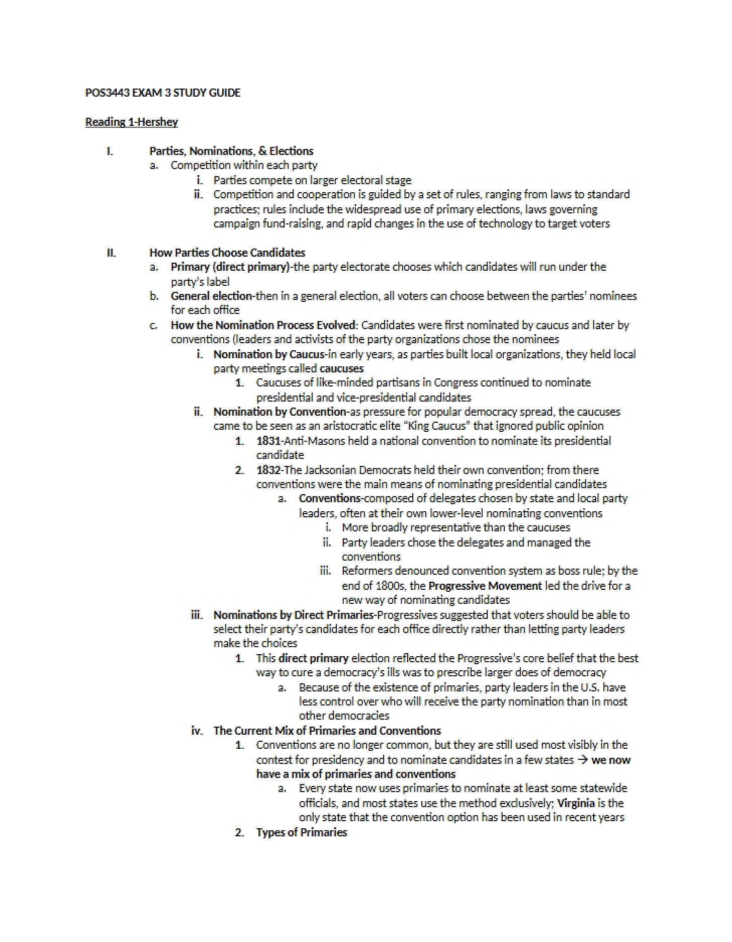 Examination 3