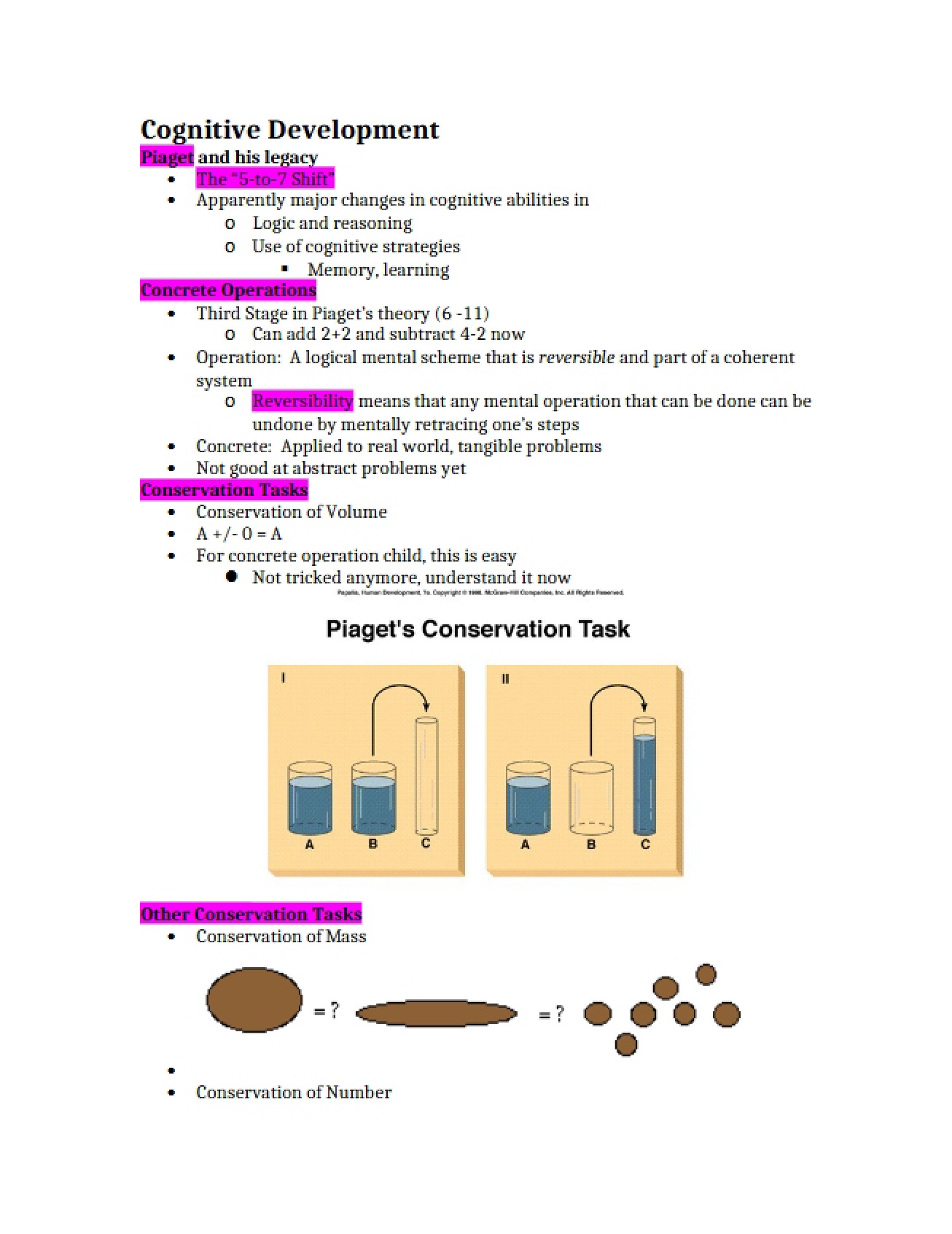 Introduction to Cognitive Development