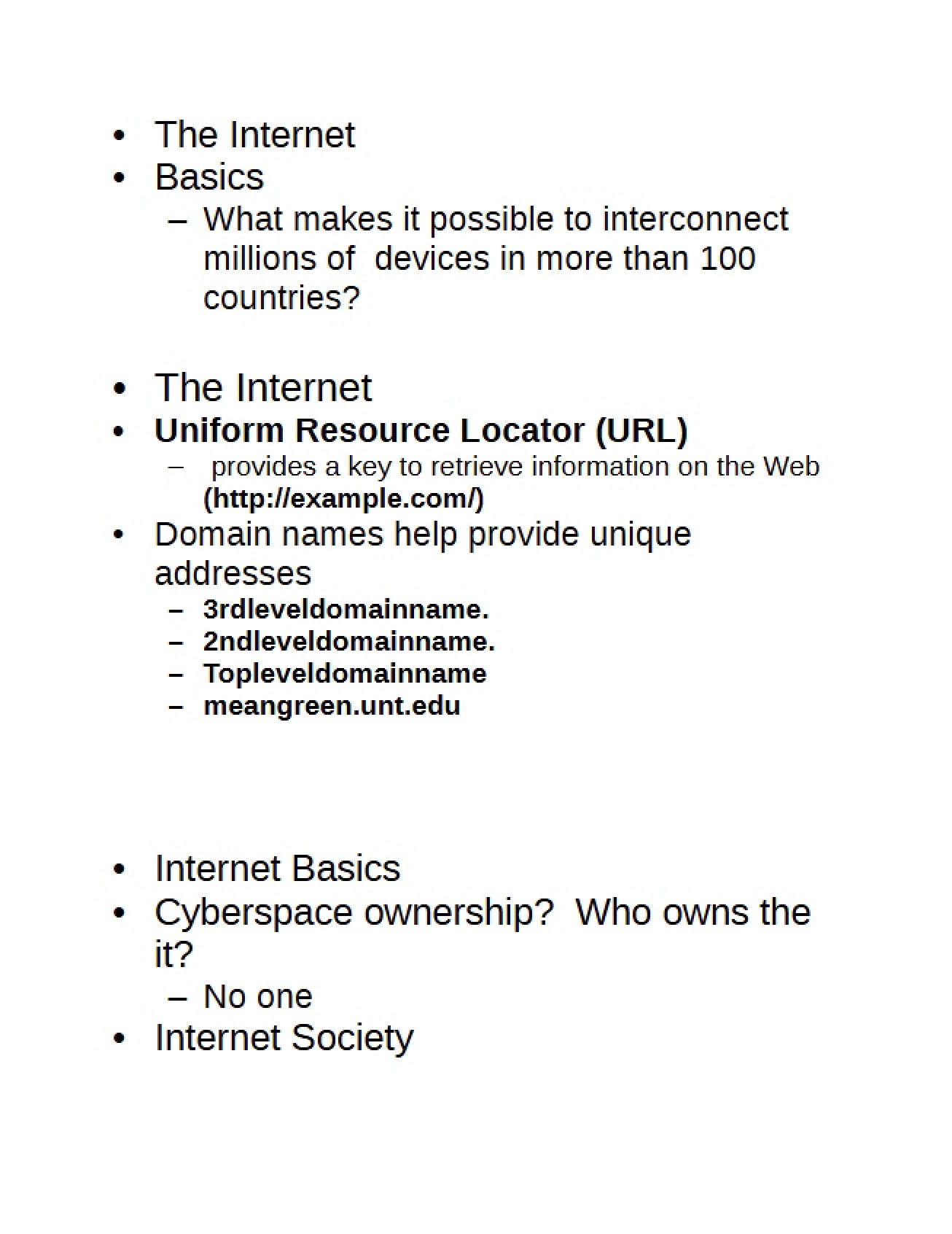 2014 Outline Chapter 6