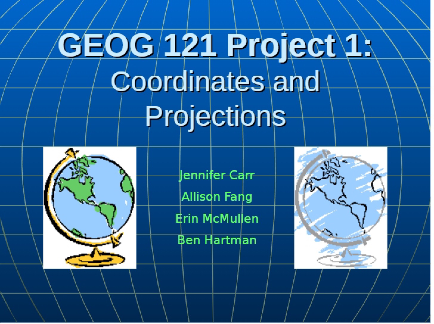 Coordinates and Map Projections