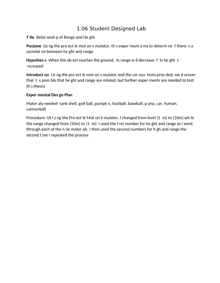 Height and Range Correlation in Projectile Motion