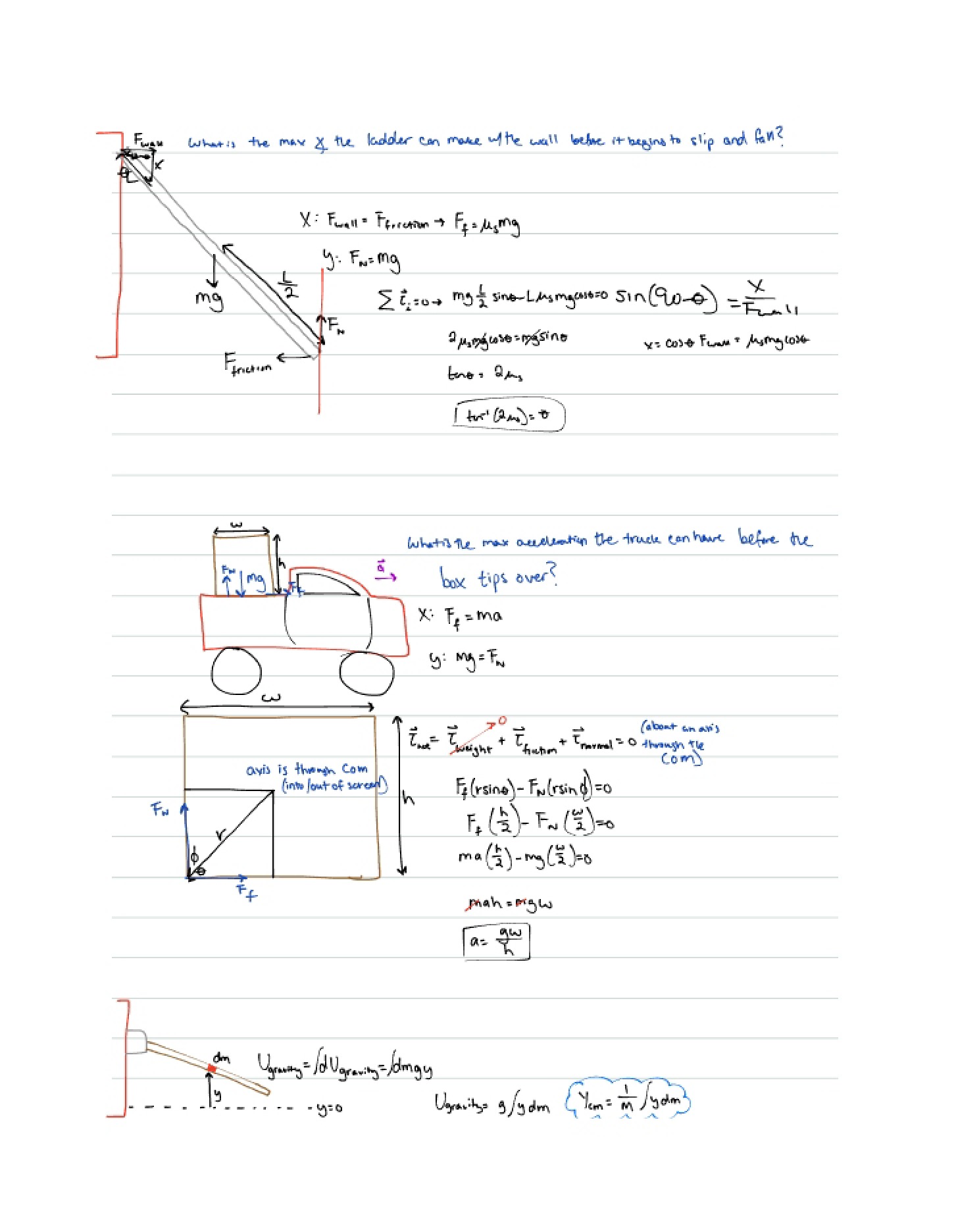 Class Lecture Notes