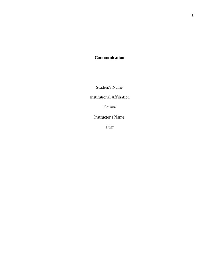 Audience Analysis and Attention Maintenance