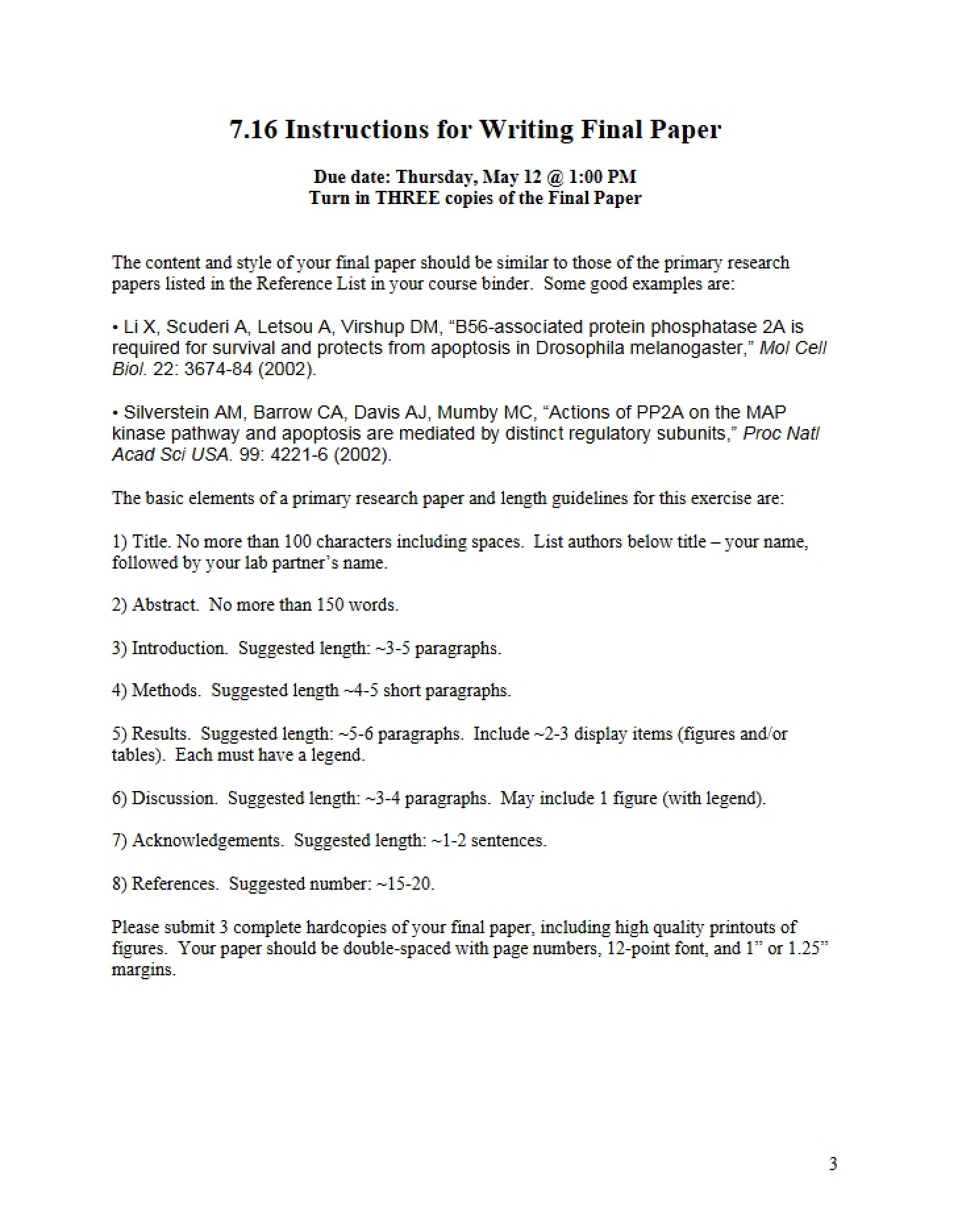 Course Notes