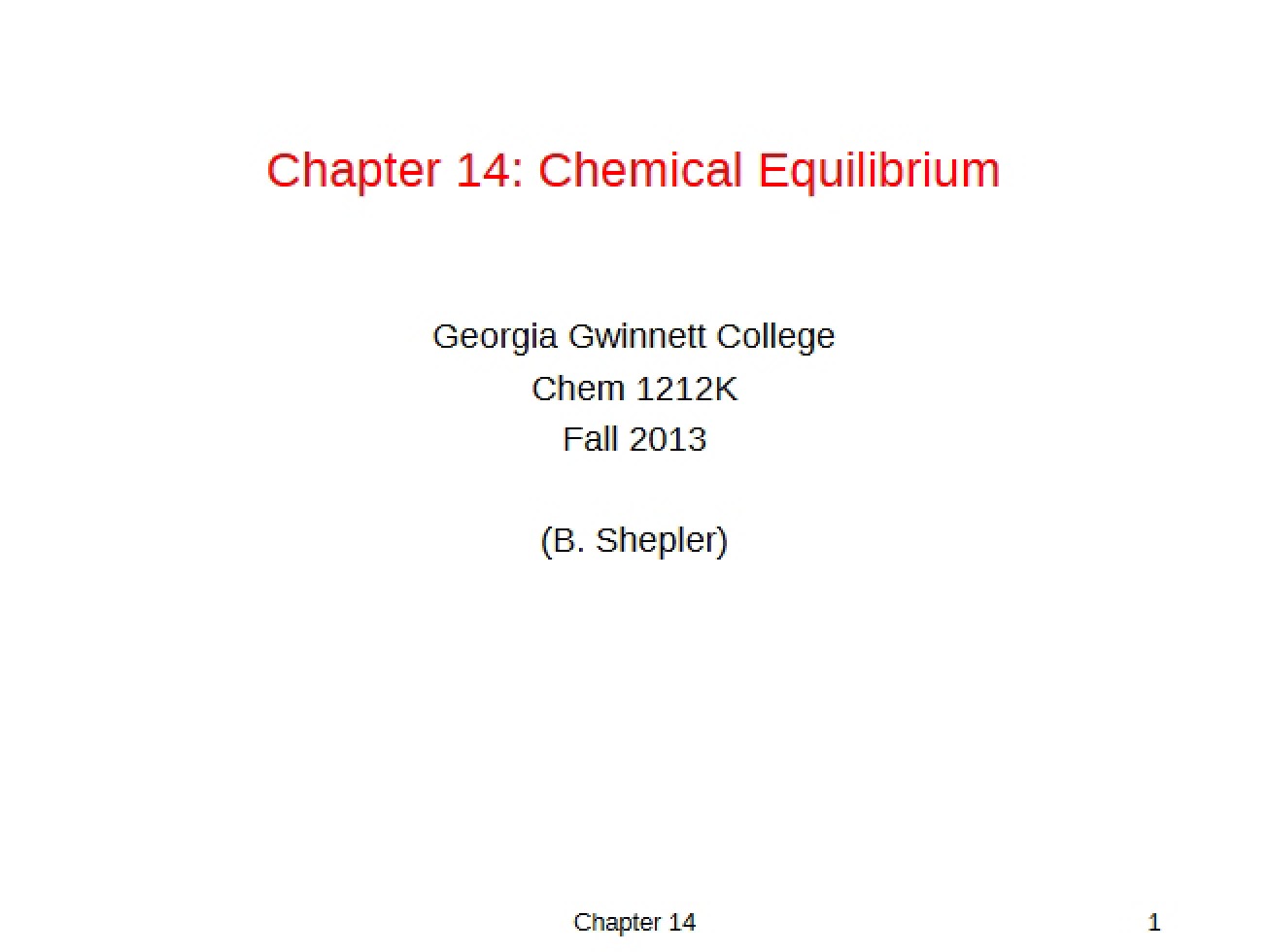 Chapter 14 Notes - 28 Pages
