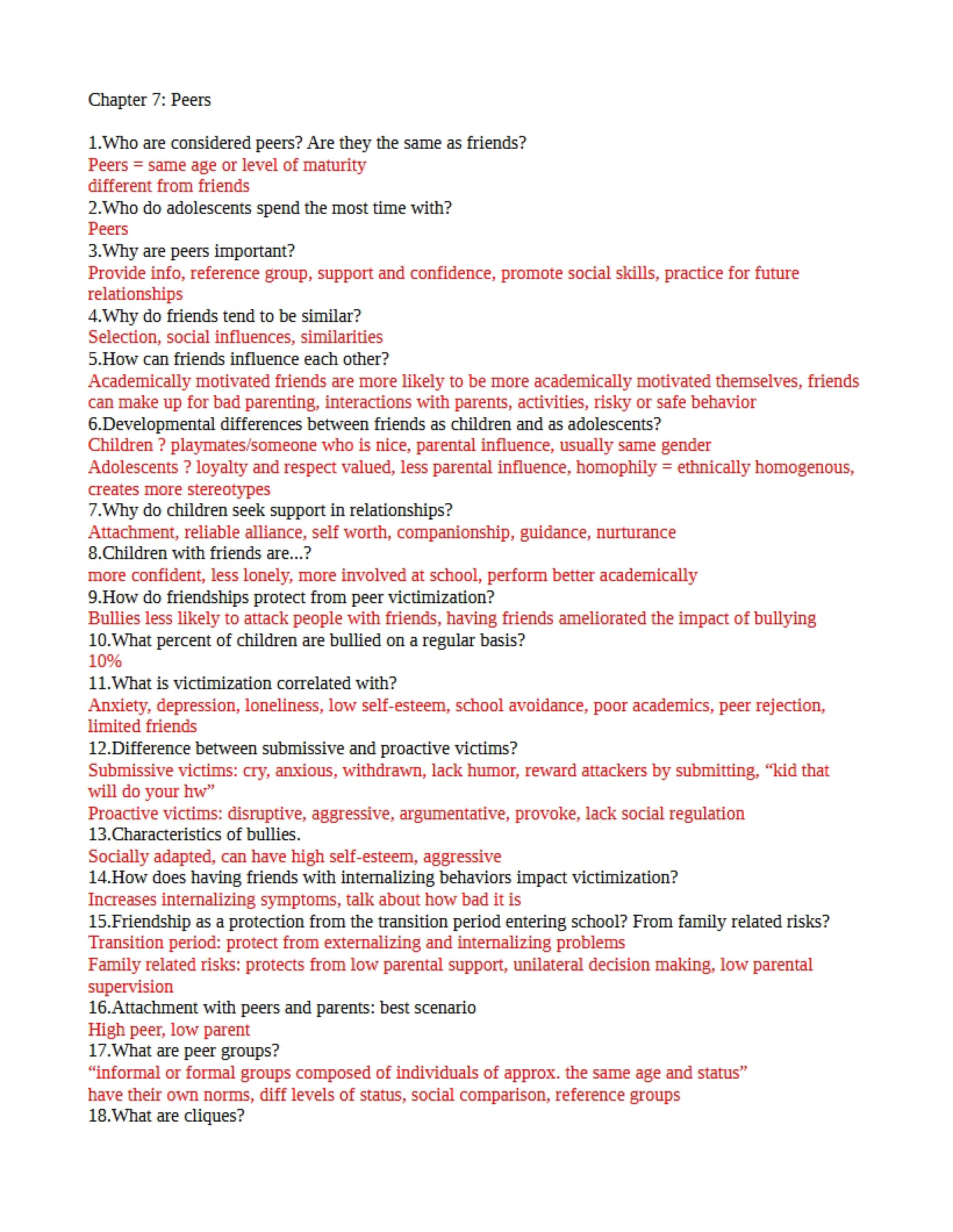Peers Chapter Seven