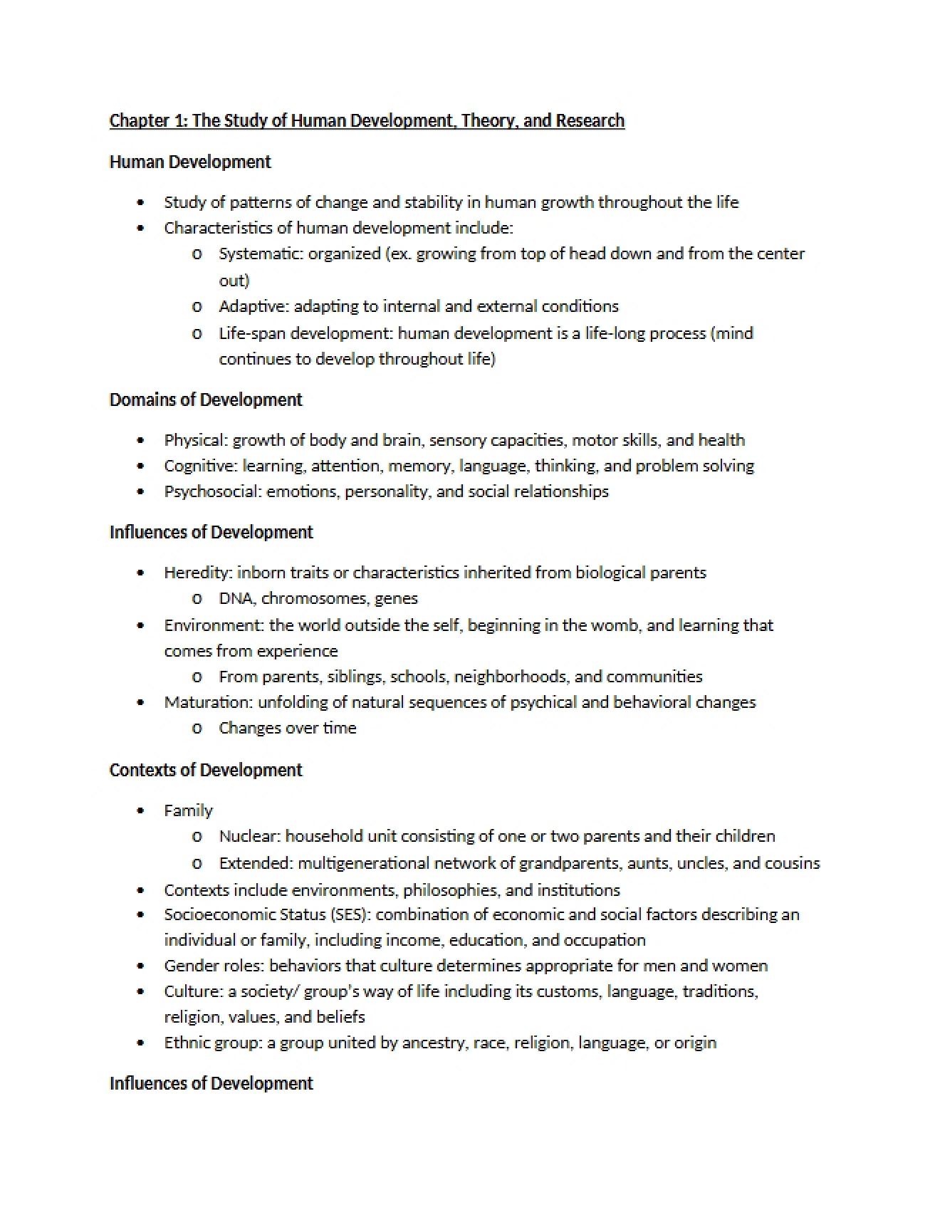 Foundational Principles of Human Development Studies