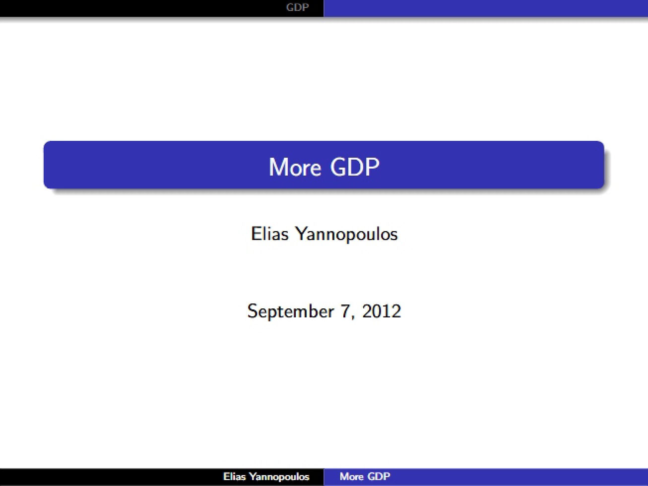 Handout September 7, 2012