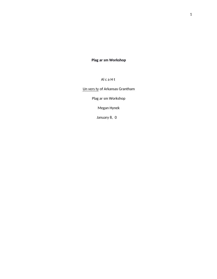 APA Formatting - Avoiding Plagiarism and Enhancing Readability