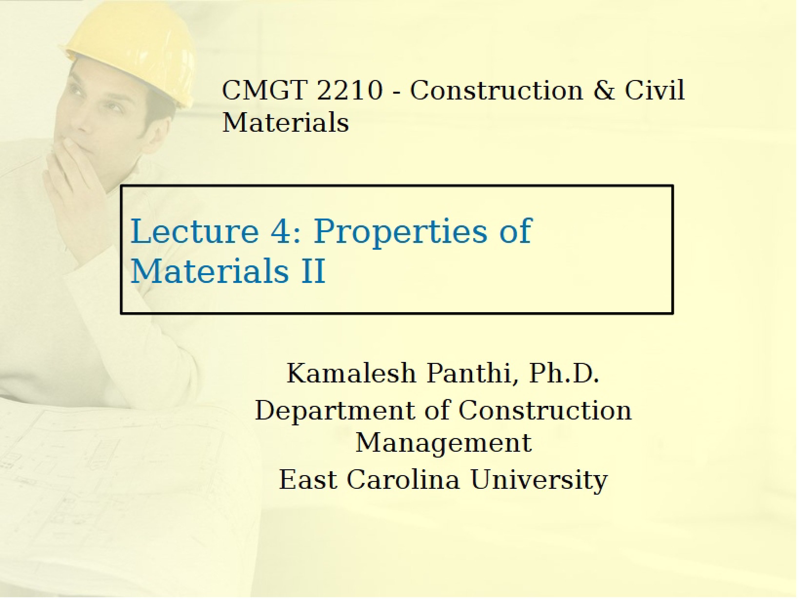 Material Properties Part II