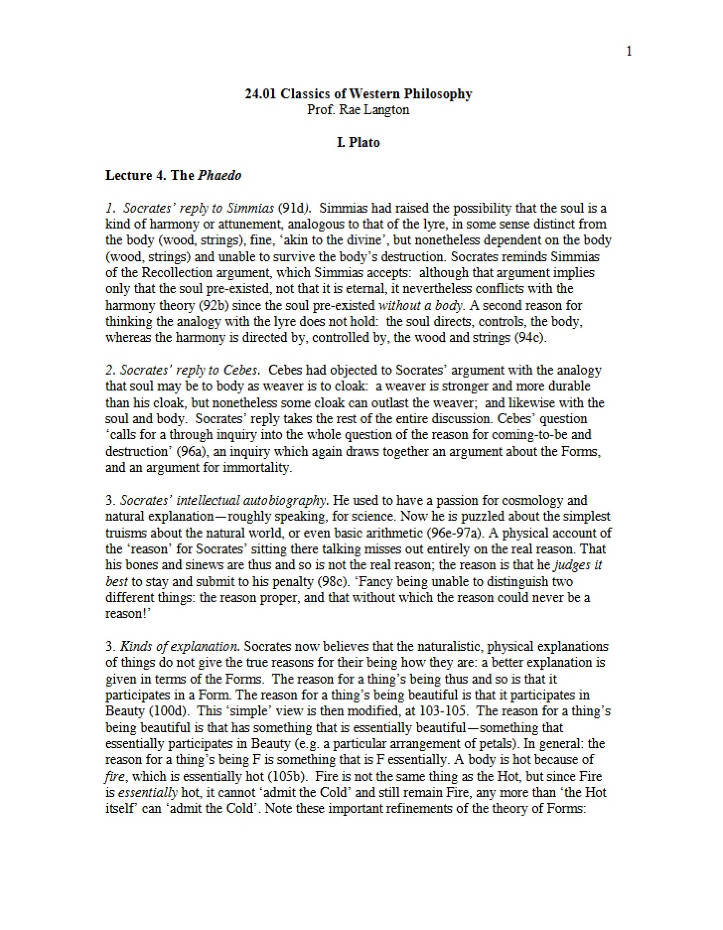 Instructor Notes