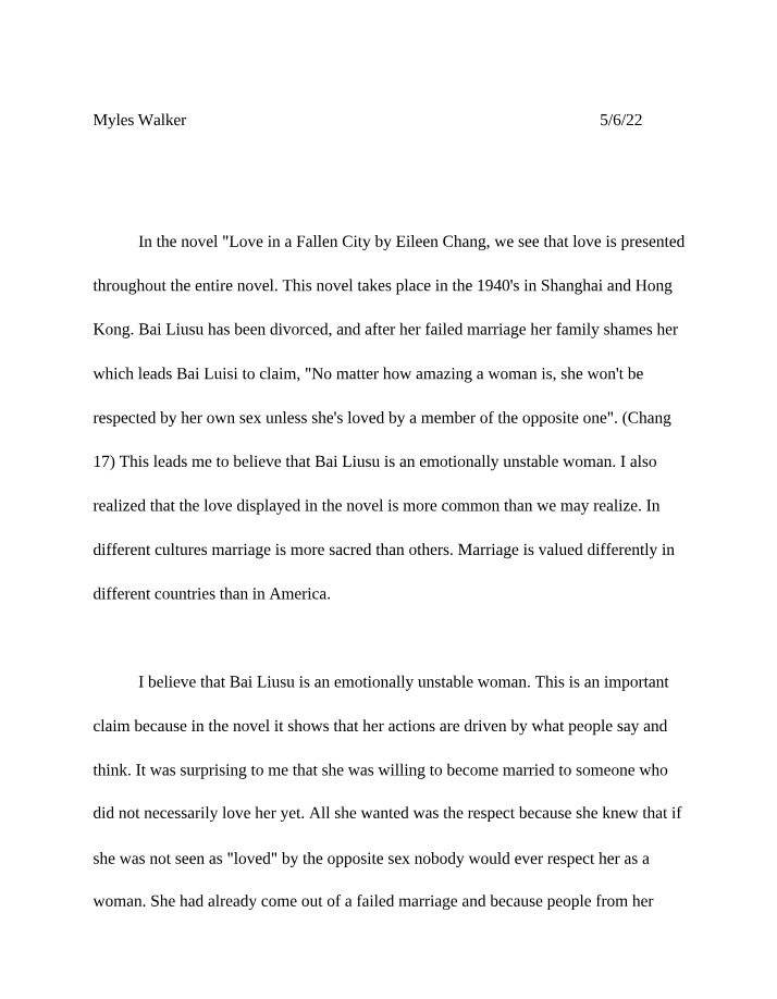 World Lit Final Exam