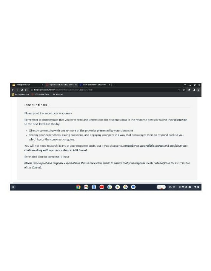 BU240-8 Course Instructions