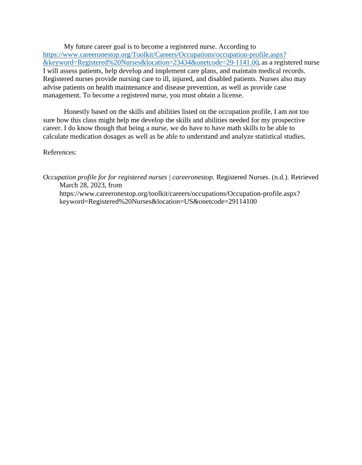 Registered Nurse Career Path - Duties and Skills