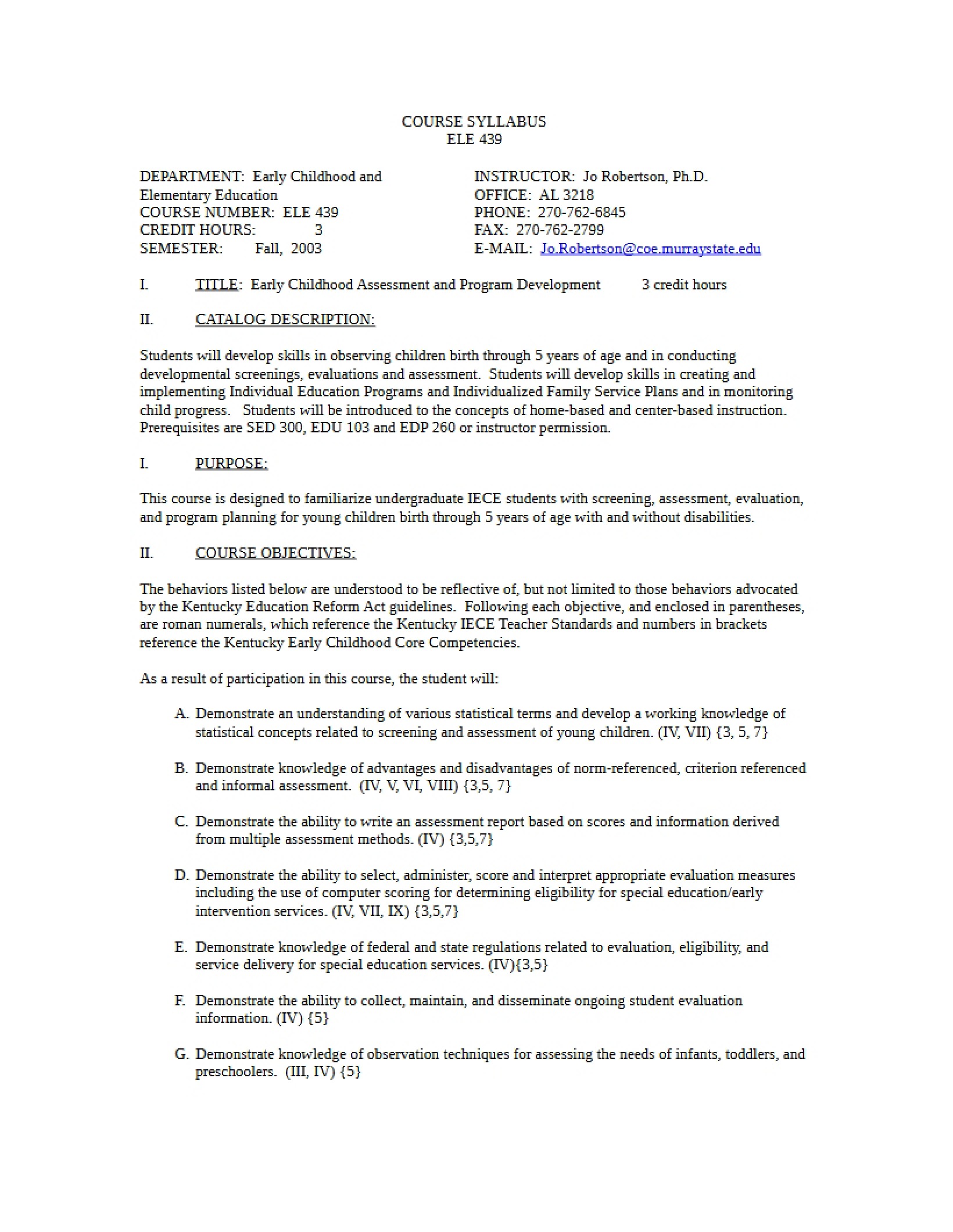 Syllabus