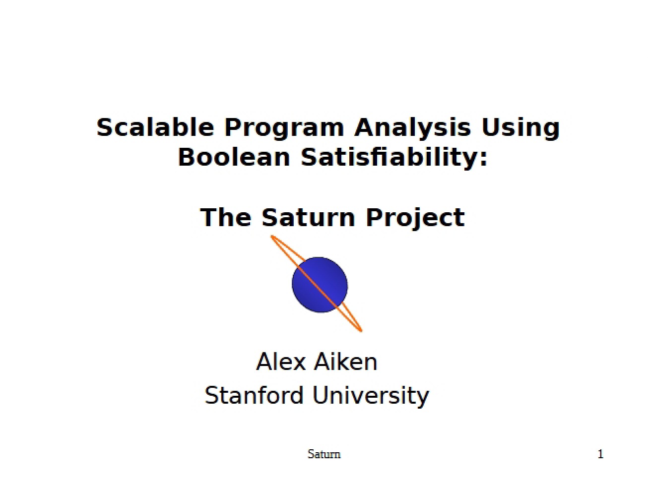 Boolean Satisfiability for Scalable Analysis