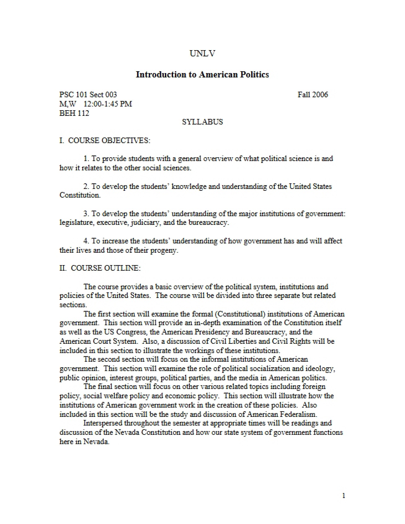 Course Description