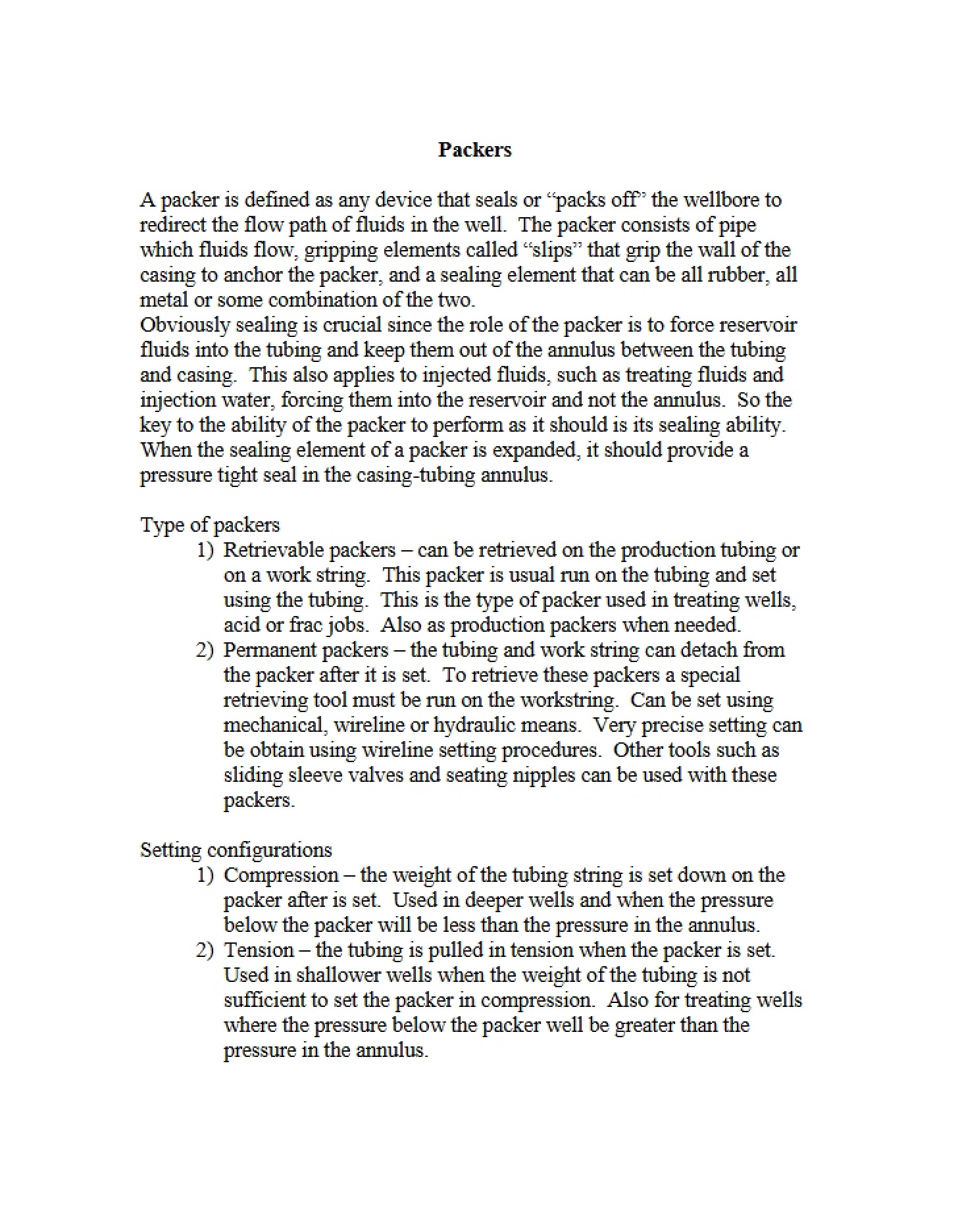 Packers Case Study