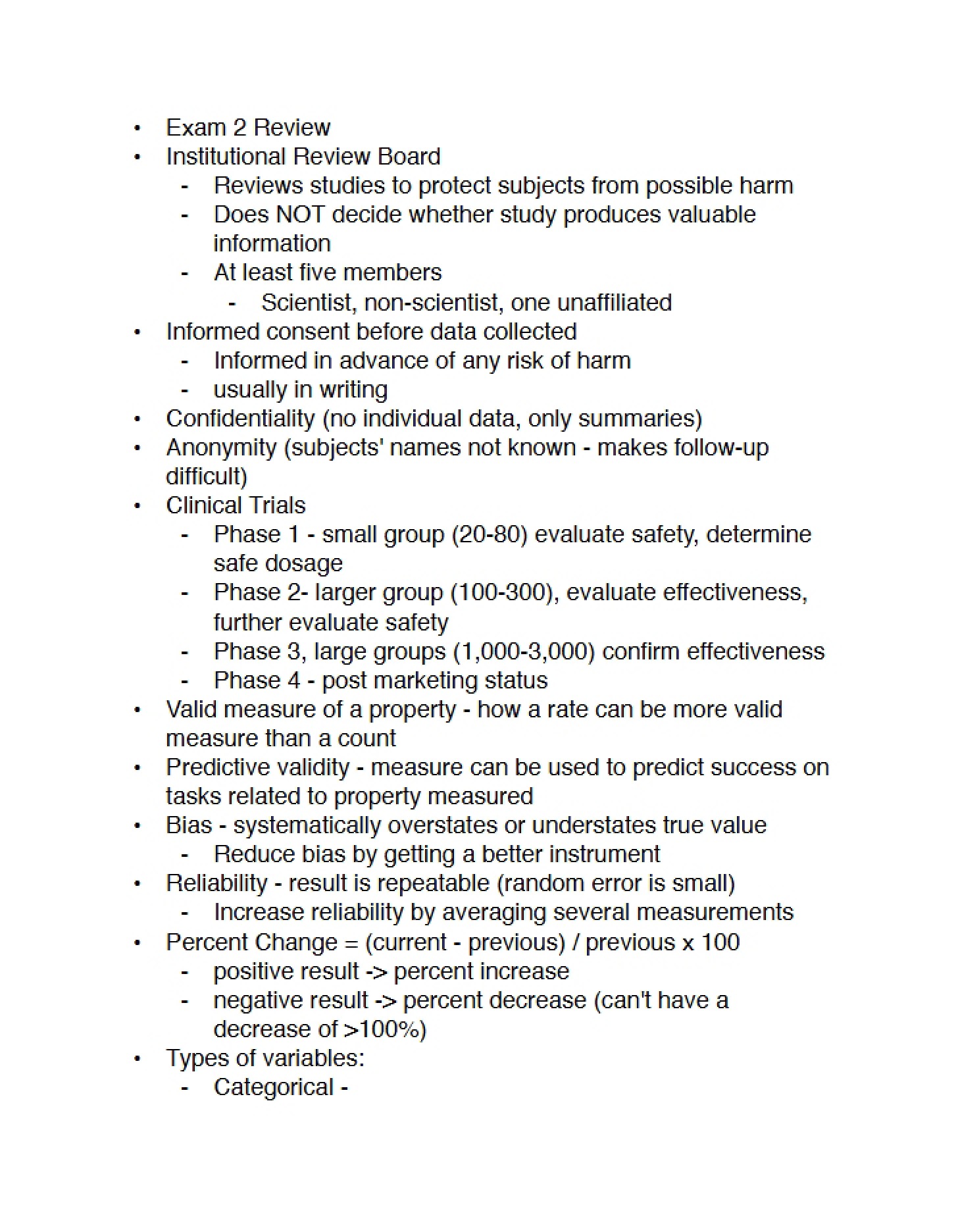 Oct 23 Class Notes