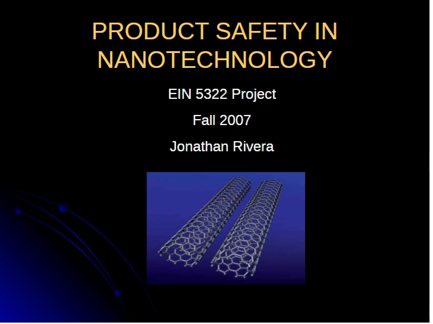 Nanotechnology Product Safety