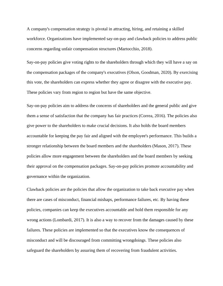 BADM632-40 Short Essay 9