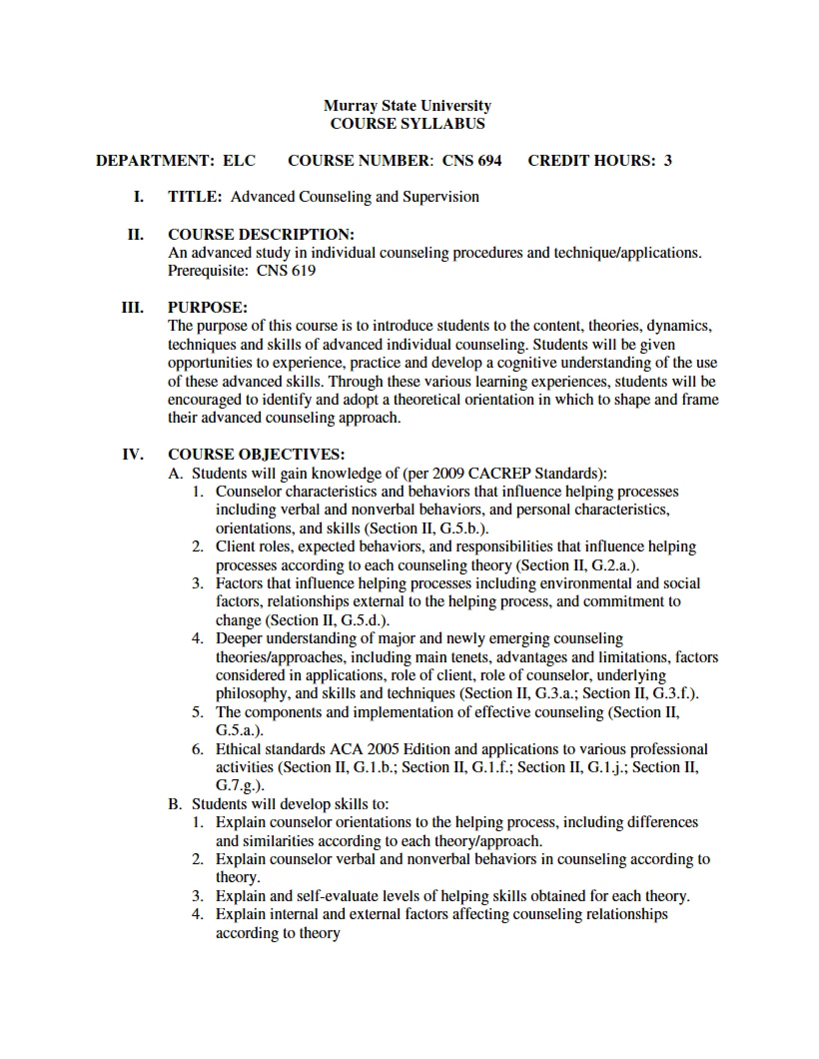 Syllabus