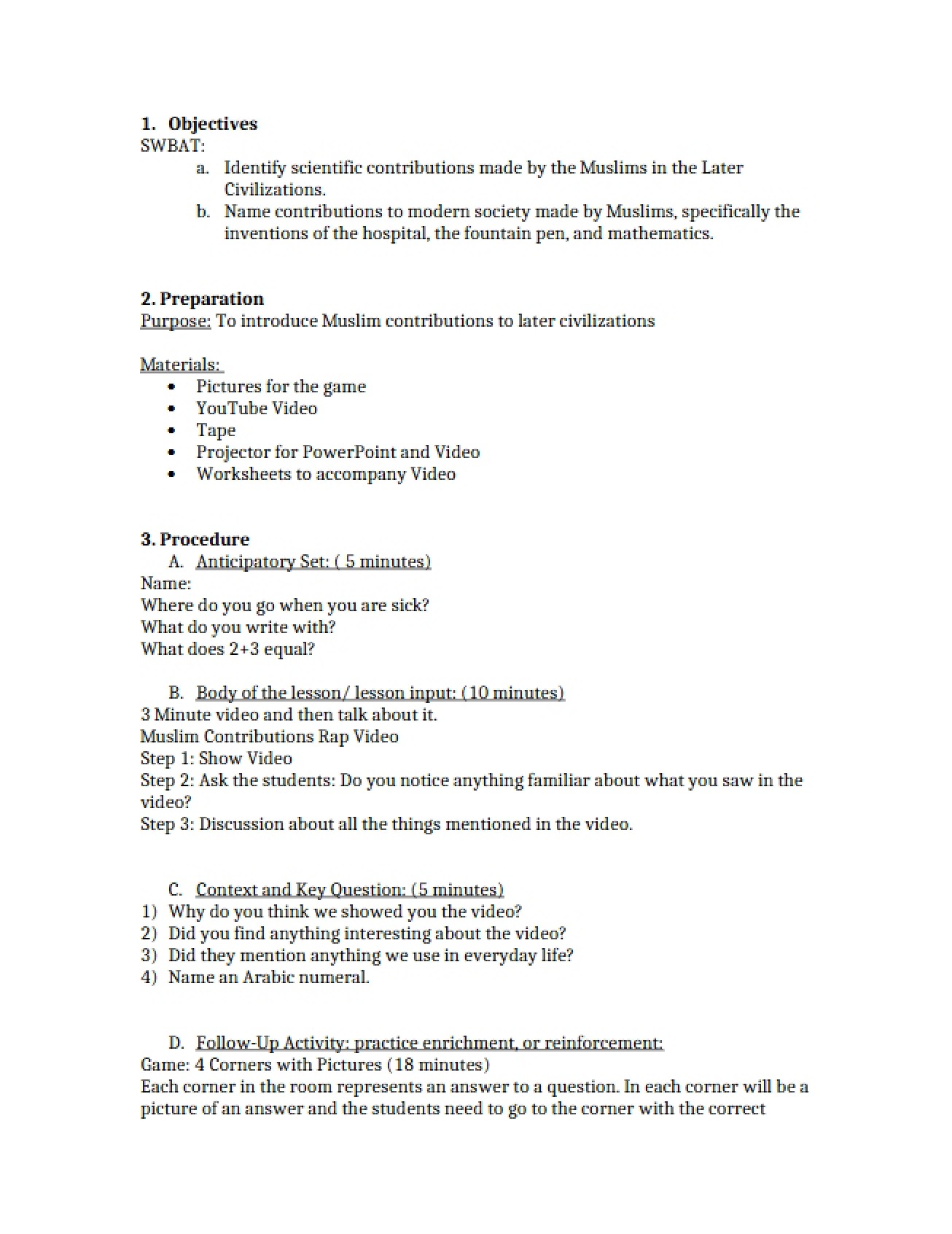 Lecture Notes on Exceptional Children