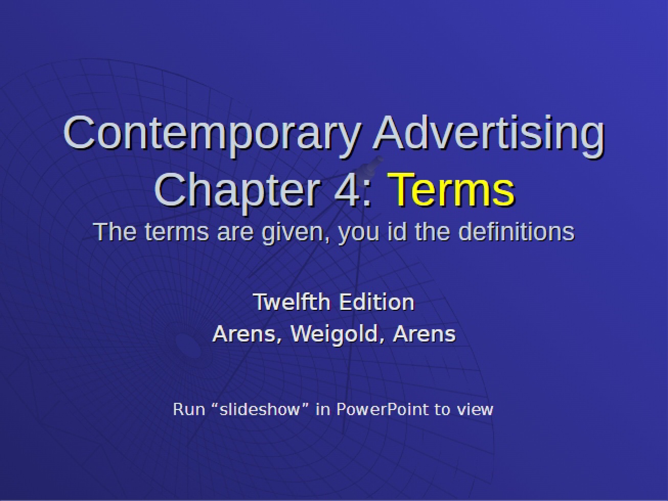 Advertising Chapter 7