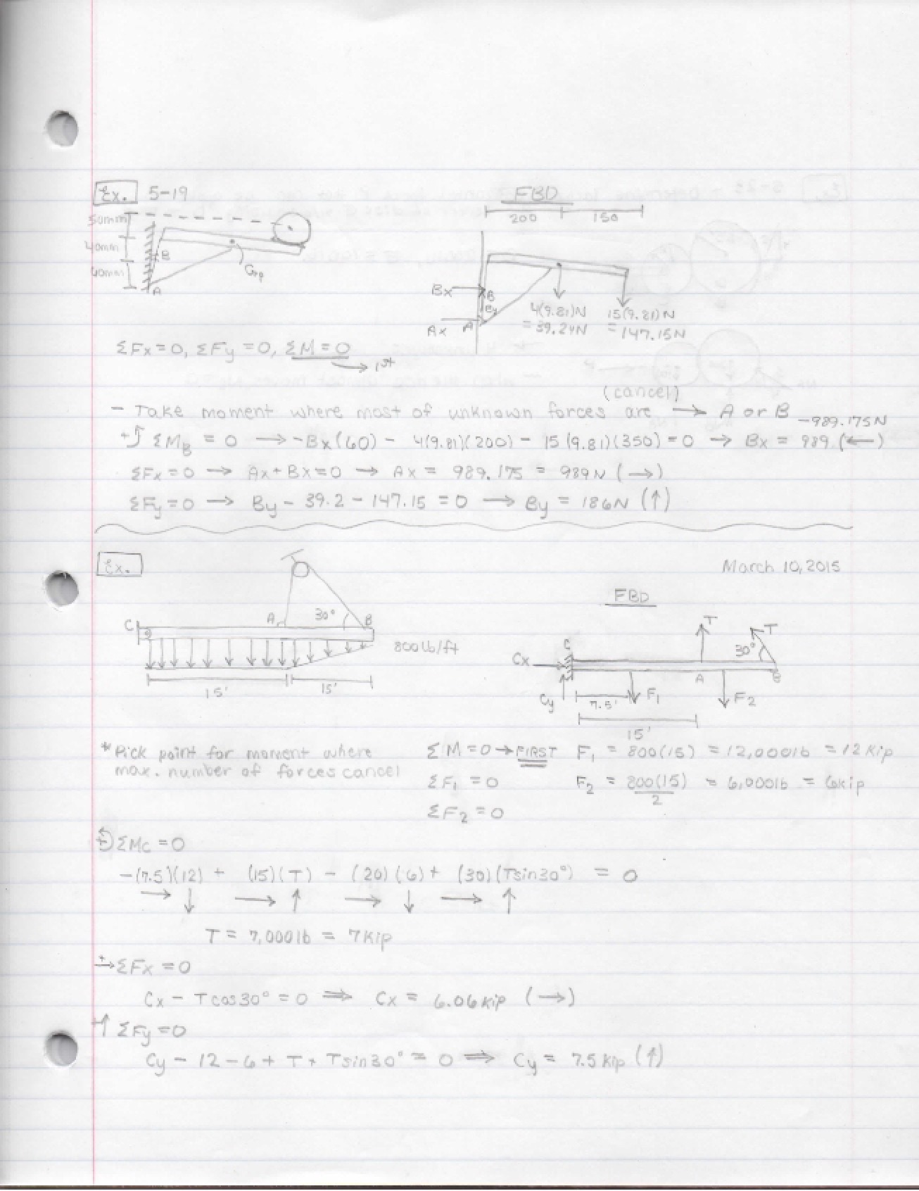 Third Set of Notes
