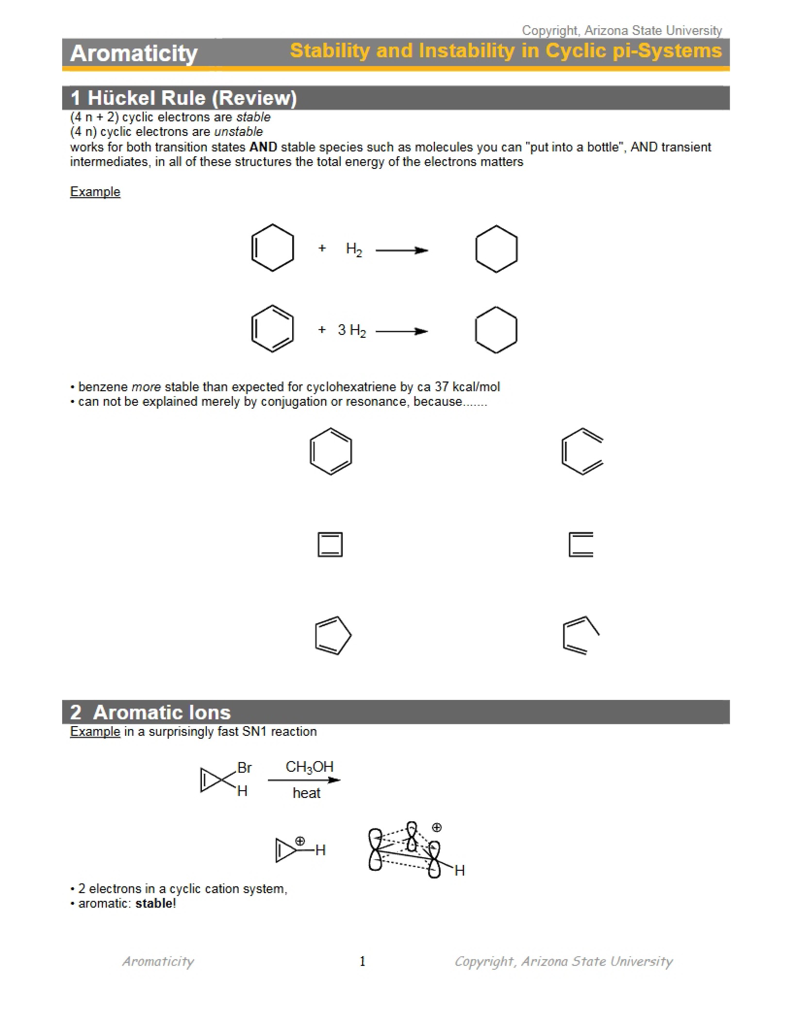 Concepts of Aromaticity