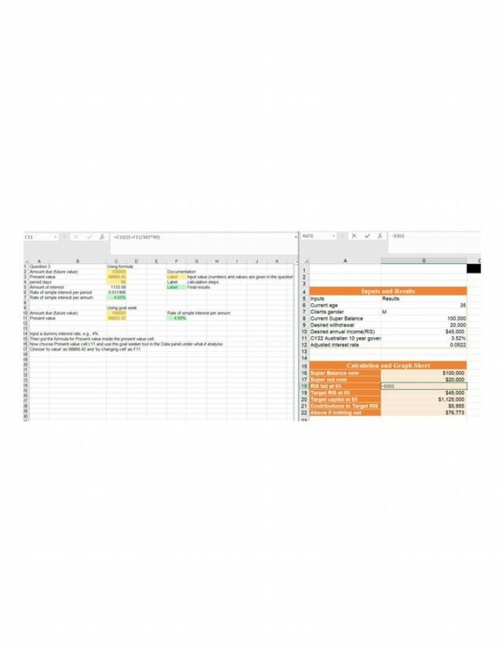Calculating Present and Future Value (Simple Interest)