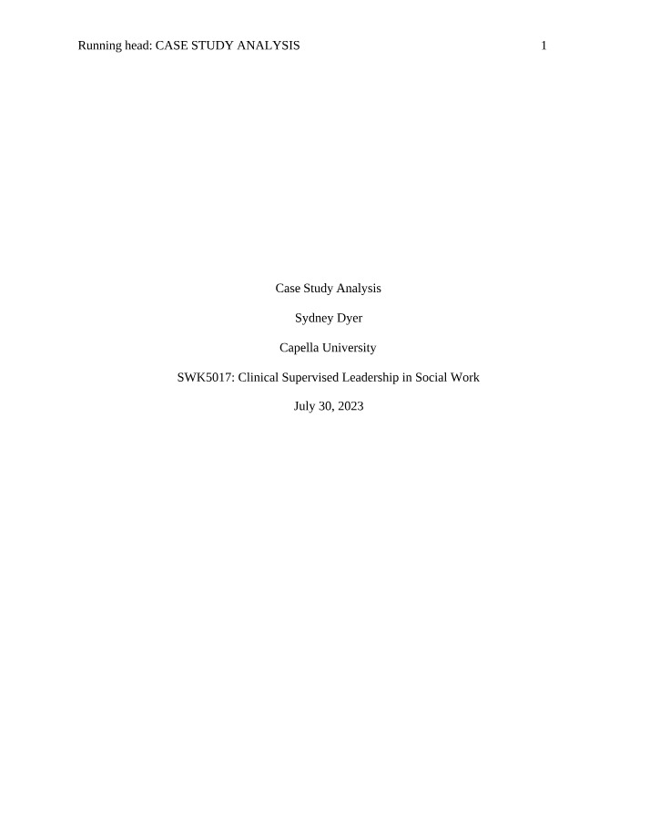 Unit 3 Assignment for SWK5017