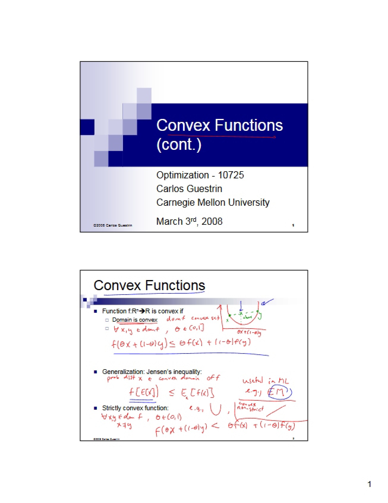Annotated Convex Functions Two