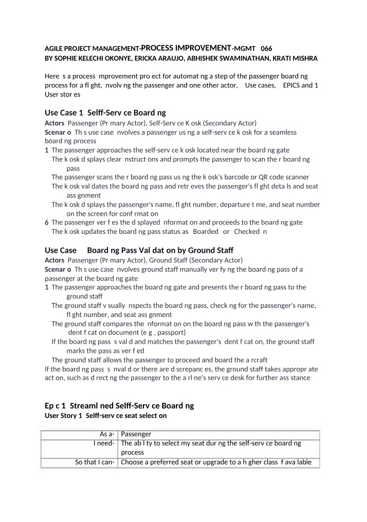 Group Assignment 2 - Agile Project Management