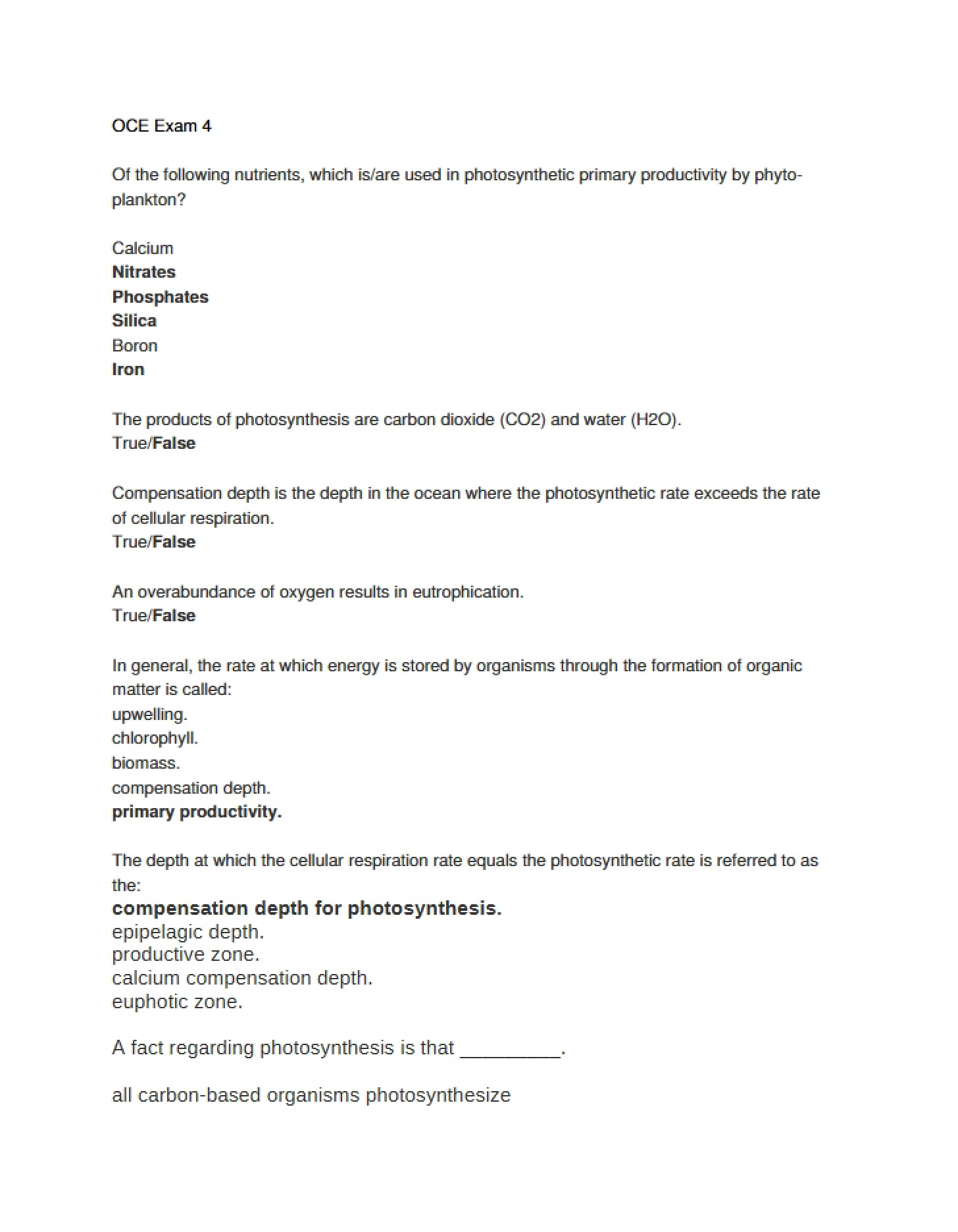 Test 4 - 38 Pages