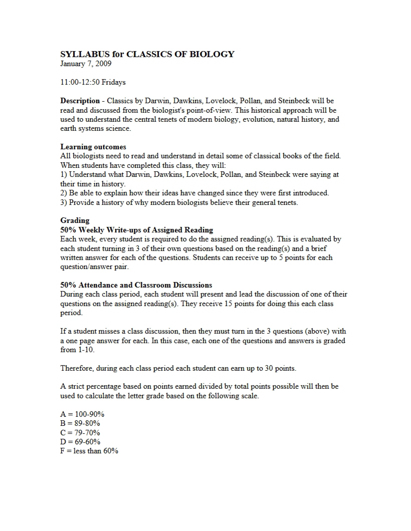 Course Syllabus Metagenomics