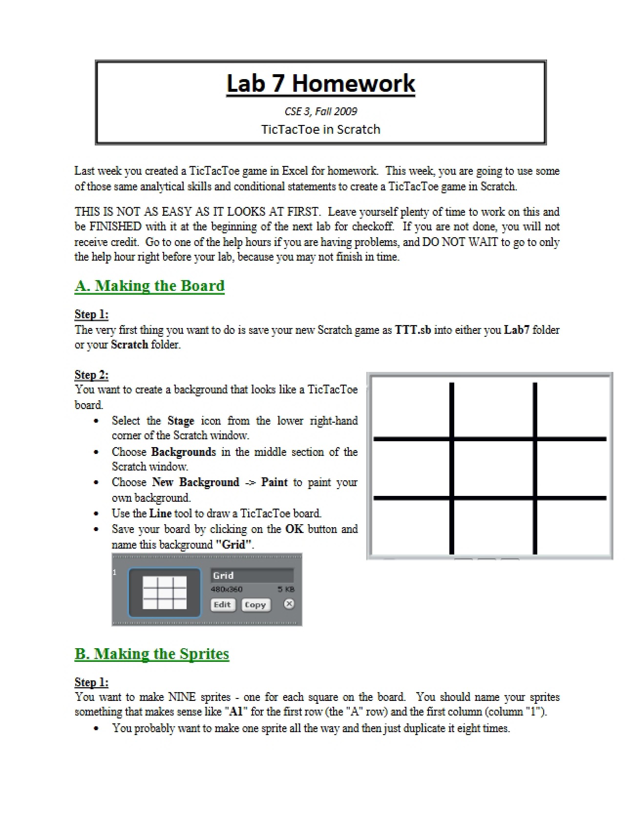 Seventh Lab Homework Assignment