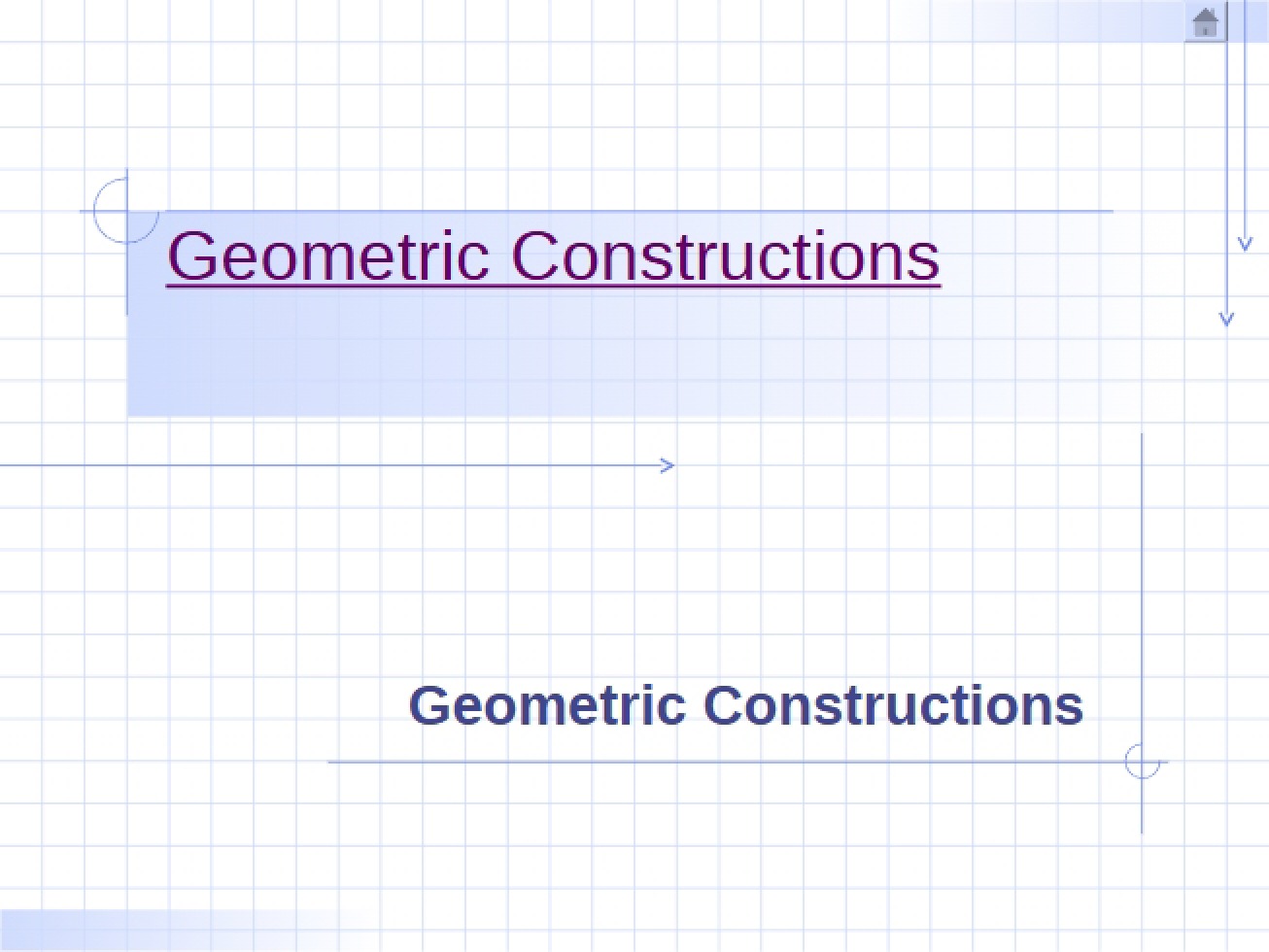 Constructions in Geometry