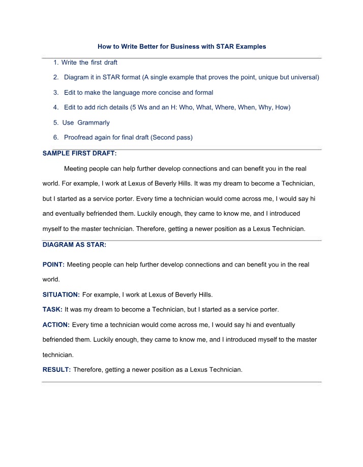Writing Better for Business