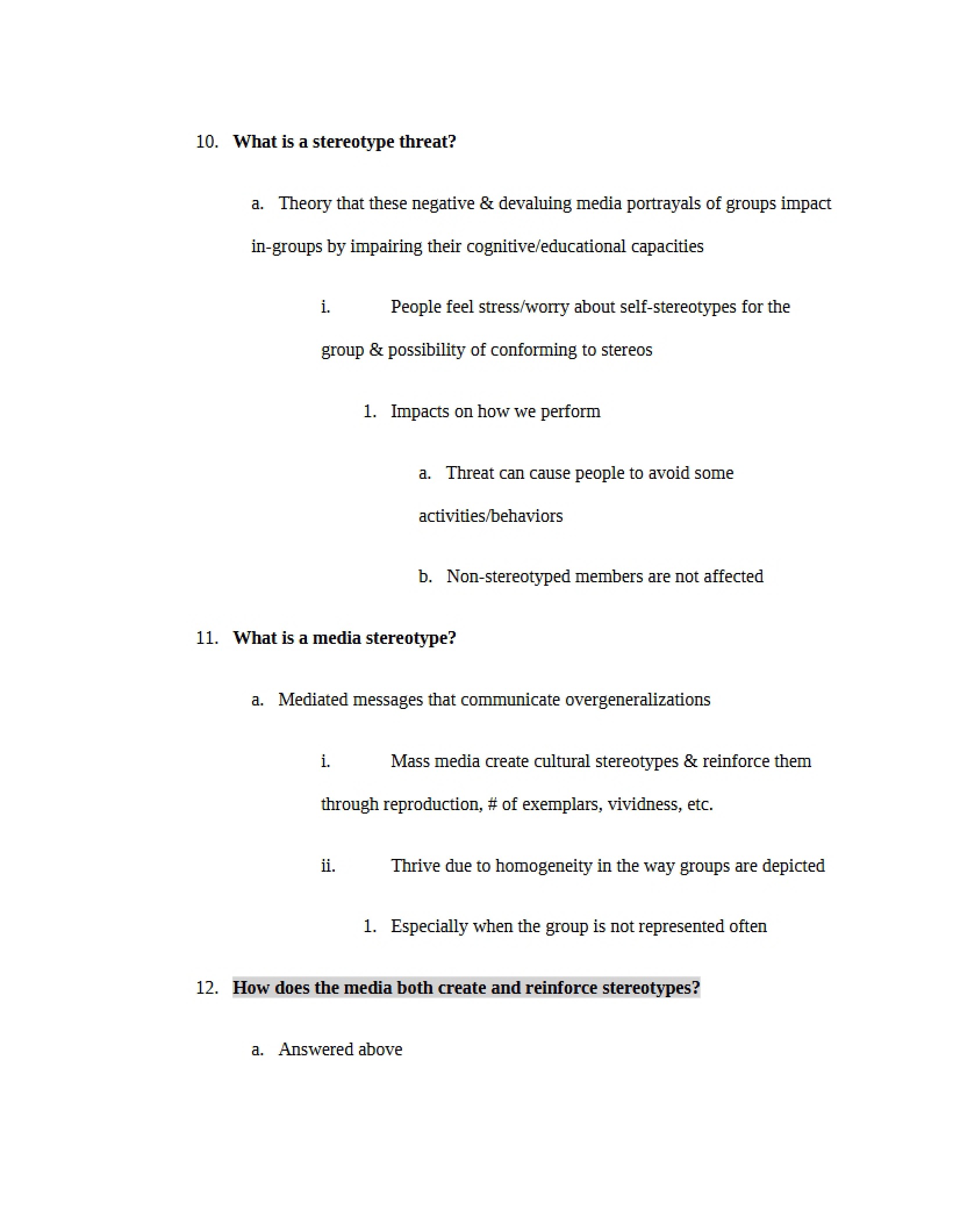 Part Two Midterm Guide