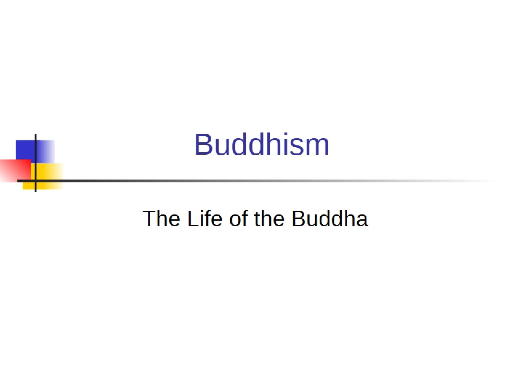 Student Notes Buddhism