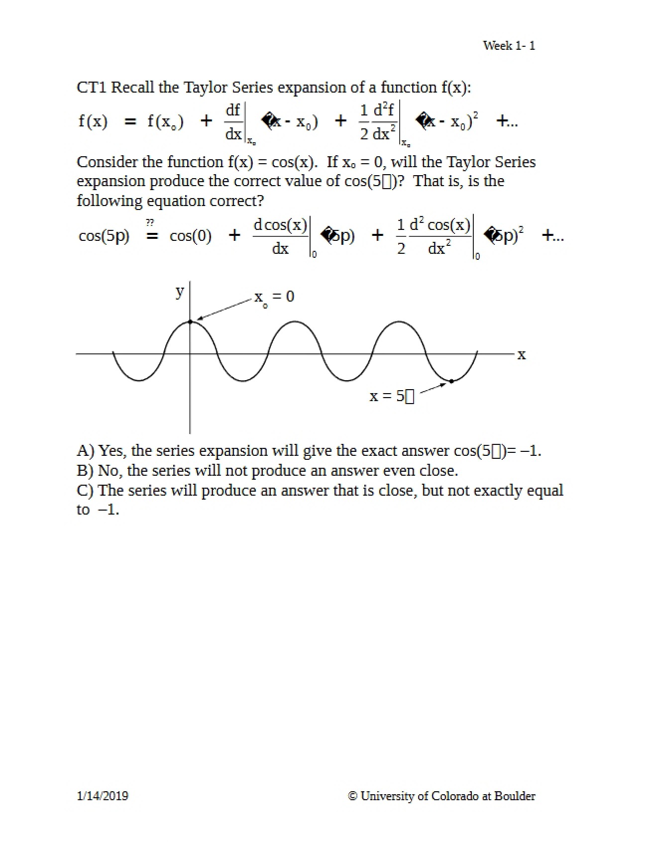 Second Set of Questions