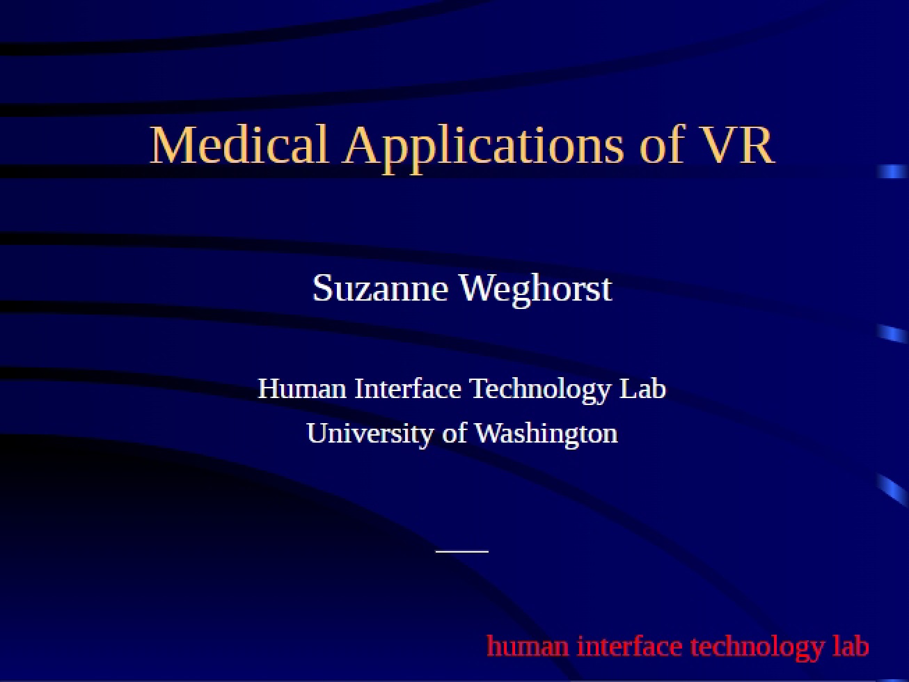 VR Medical Applications