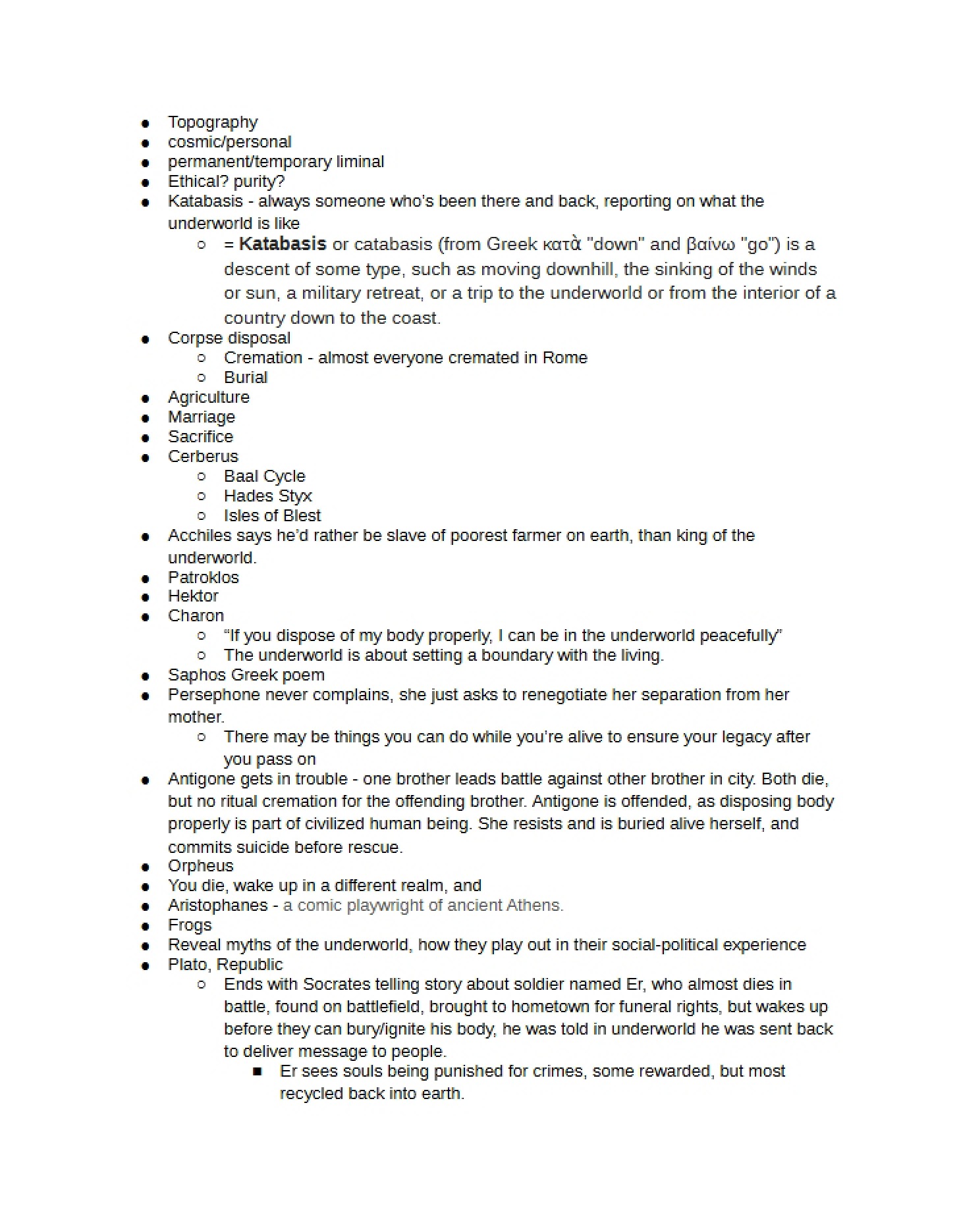 Notes for CLAS 280 Thu Apr 07, 2016