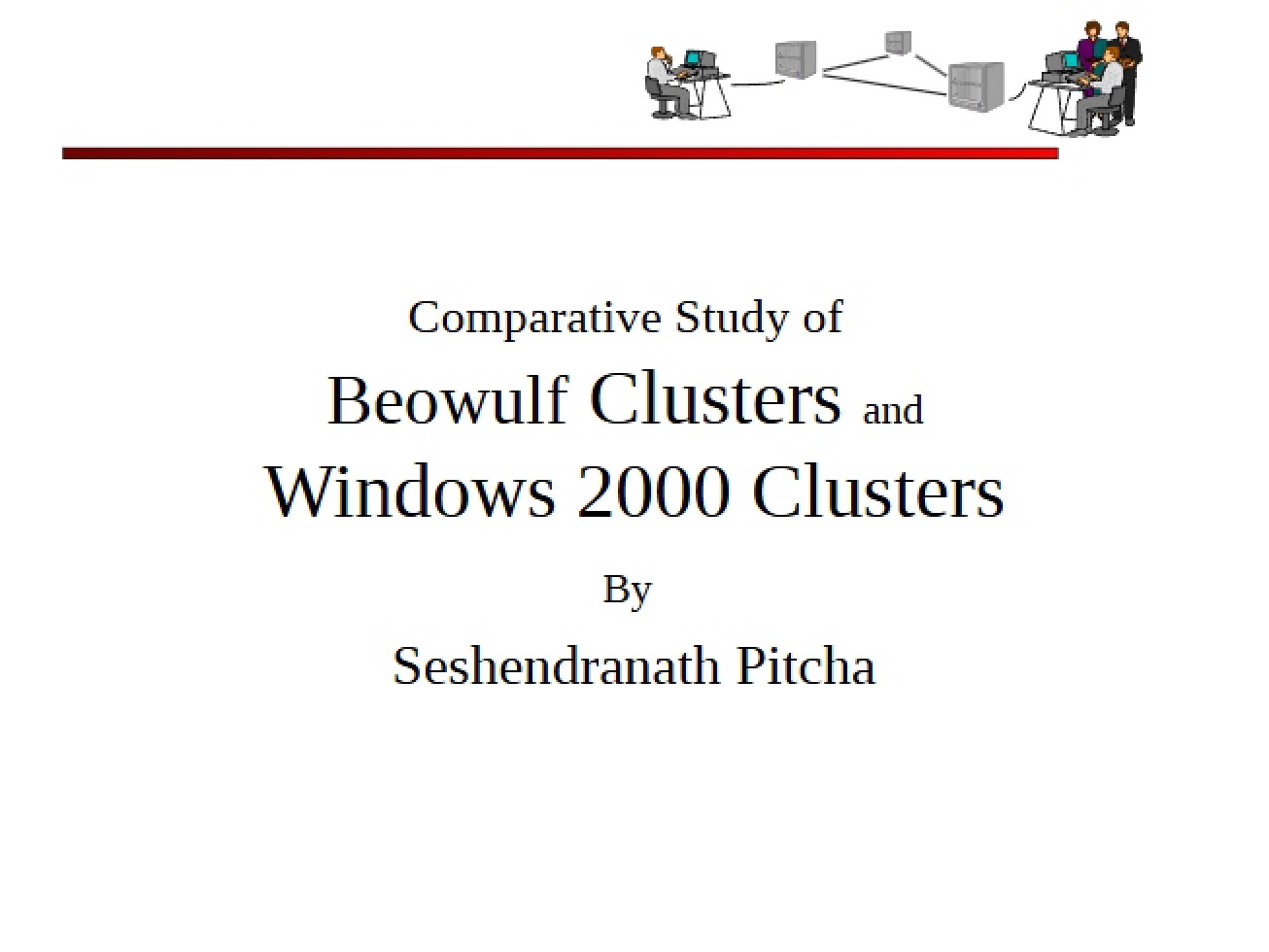 Windows 2000 and Beowulf Clusters