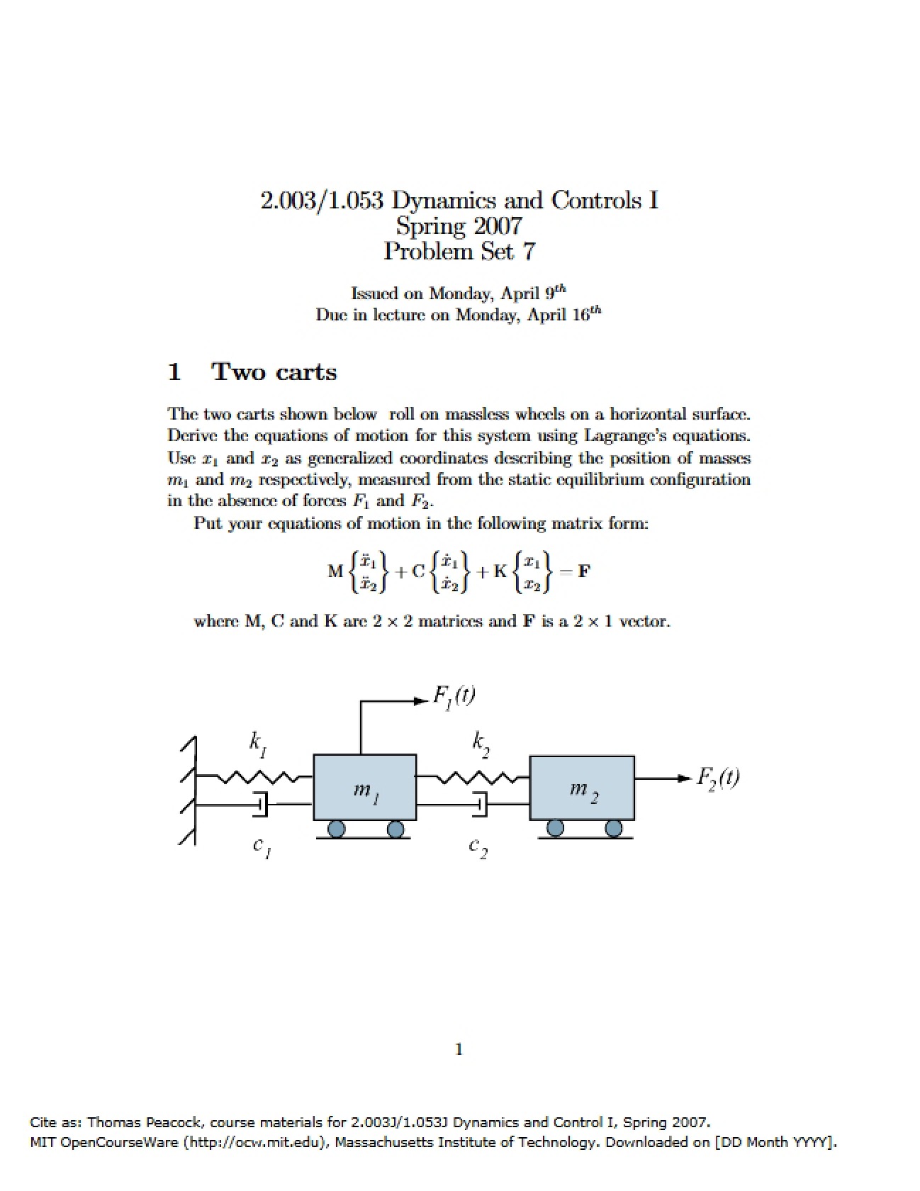 Set 7 Problems