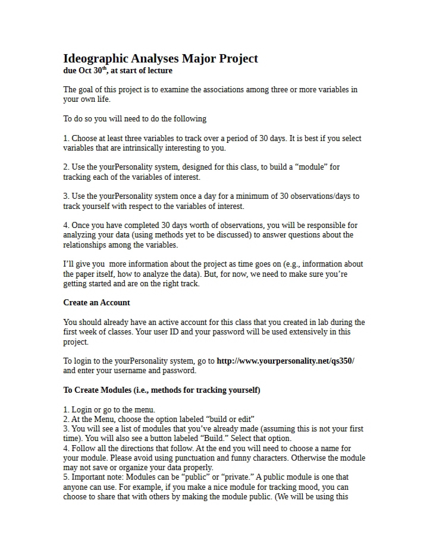 Lab 3 Personality Assessment