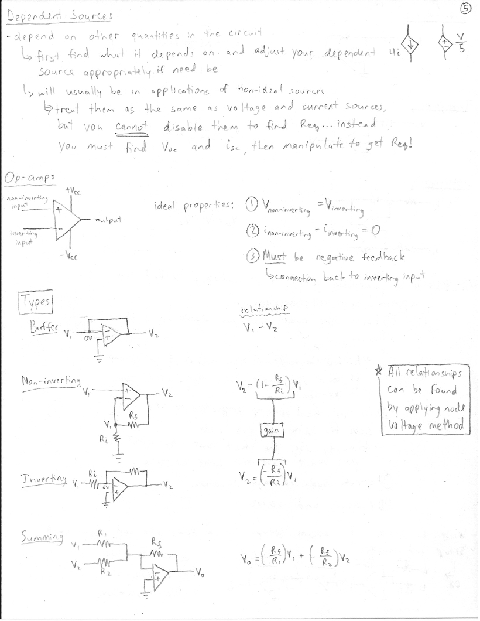 Electric Circuits Class Notes