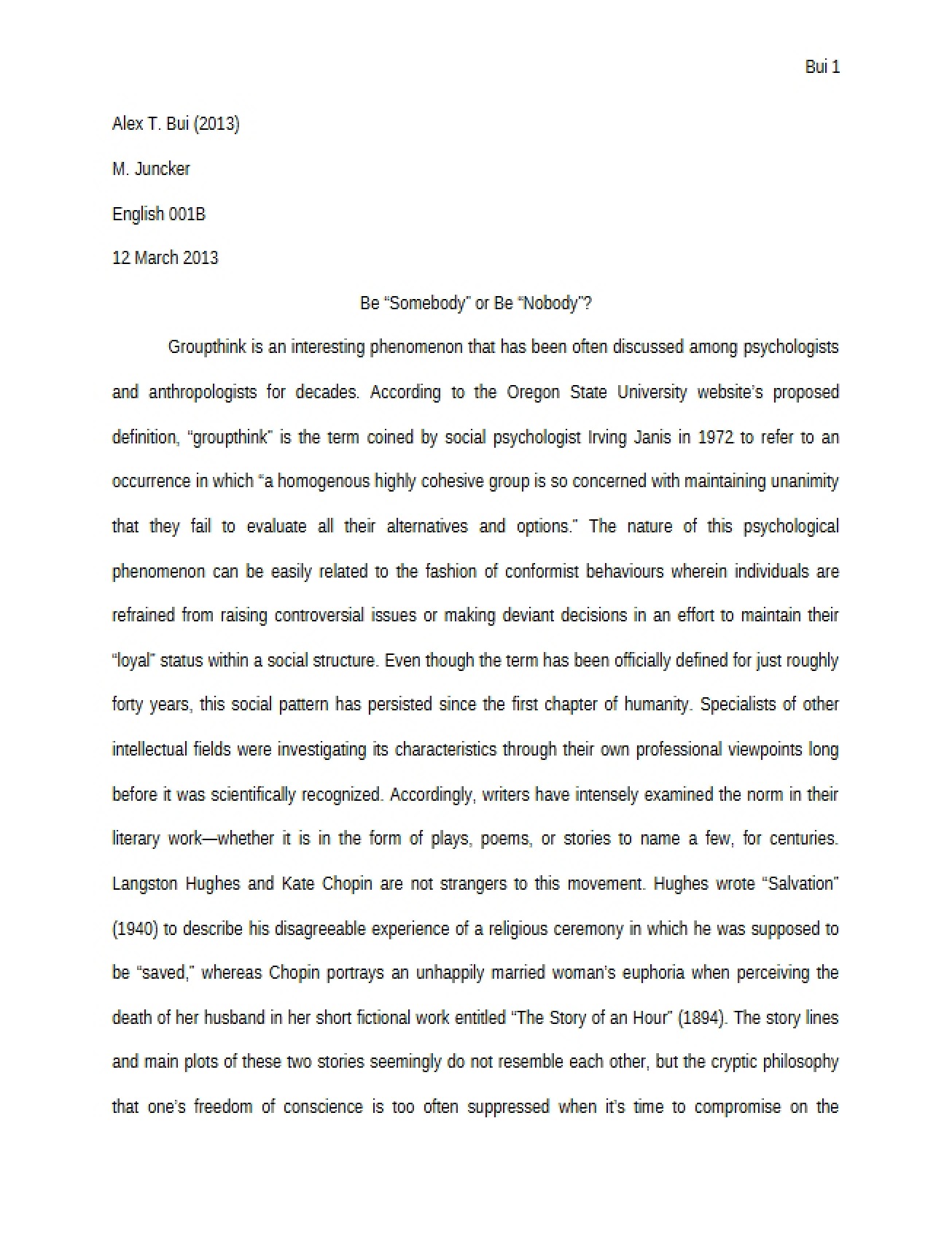 Composition Essay