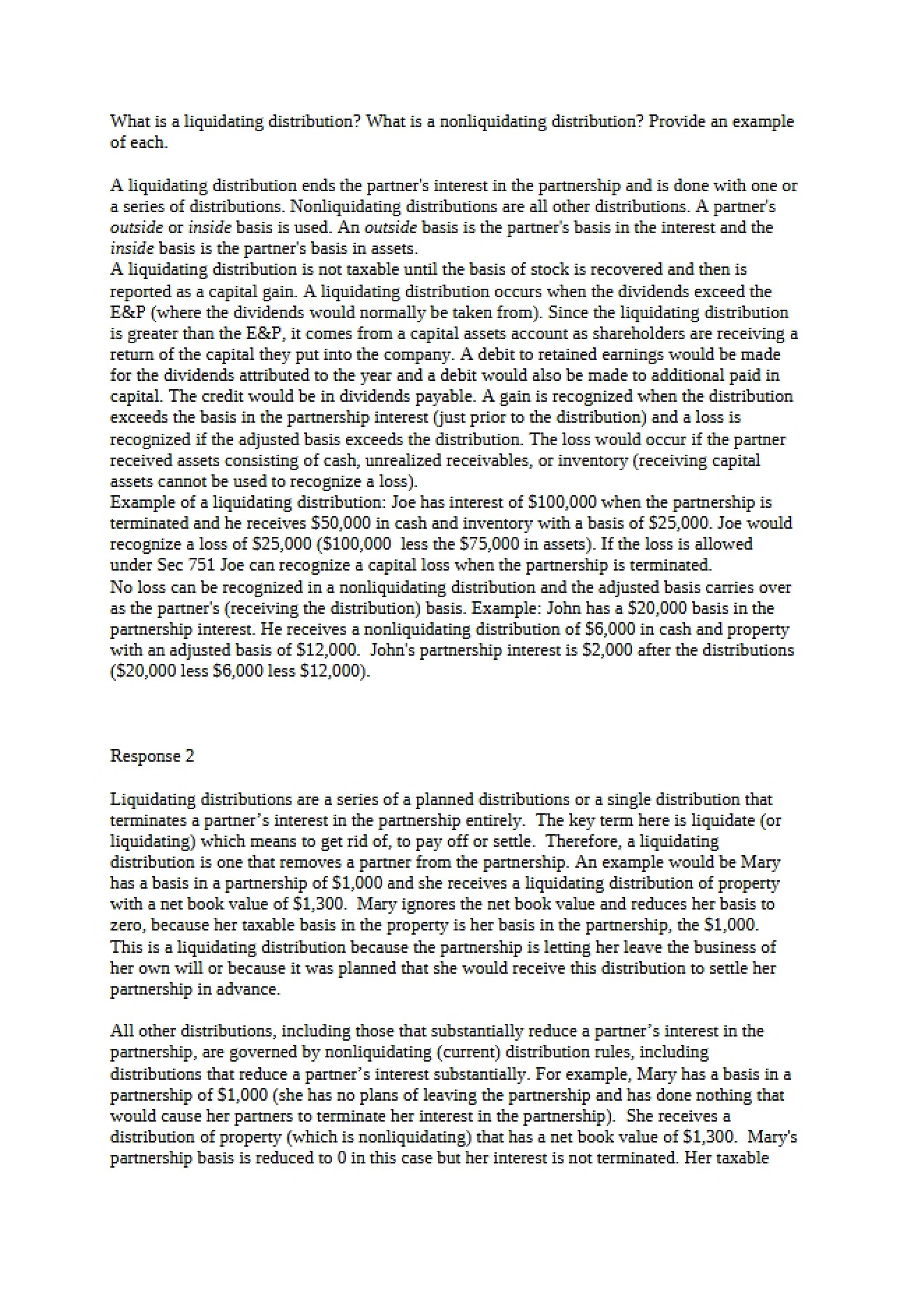 Tax Research Essay